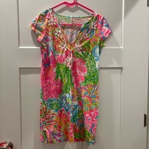 Lilly Pulitzer Brewster Dress Lovers Coral
